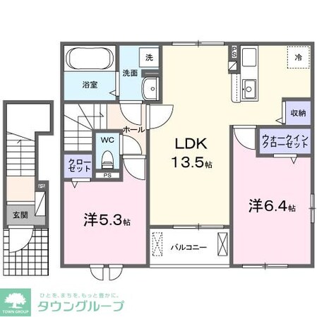 フィデール ハイムの物件間取画像